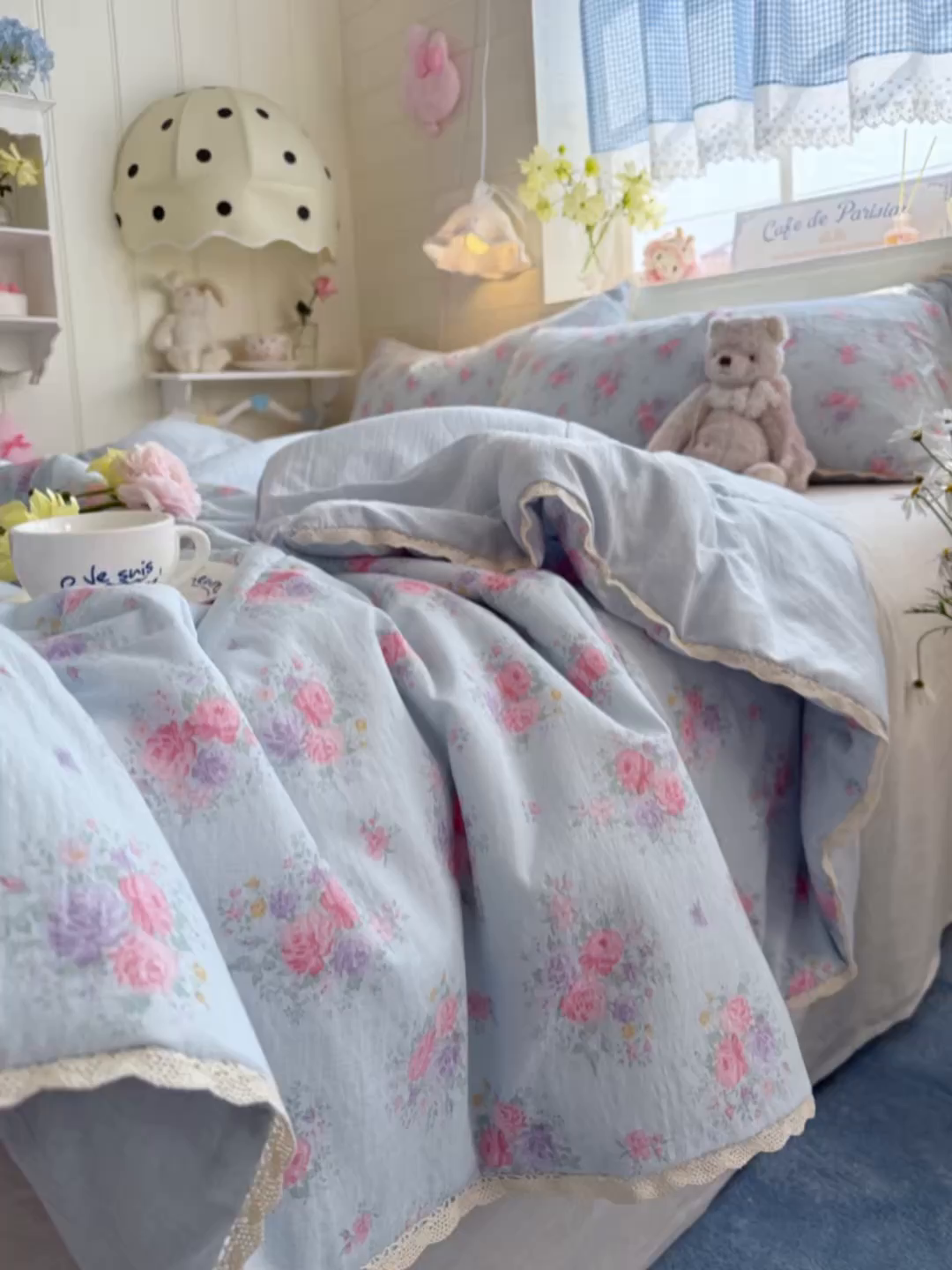 91家纺网 家纺一手货源 找家纺 优承佳生活馆 2026新款云感双层纱抗菌夏被夏凉被空调被 满山野