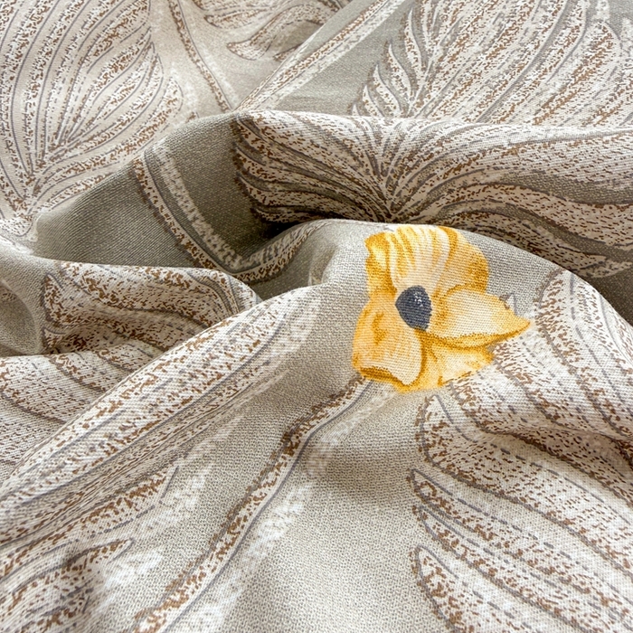 91家纺网 家纺一手货源 找家纺 黛妮雅 2026新款AB版全棉印花单被套床单枕套 送买家秀 金叶疏影