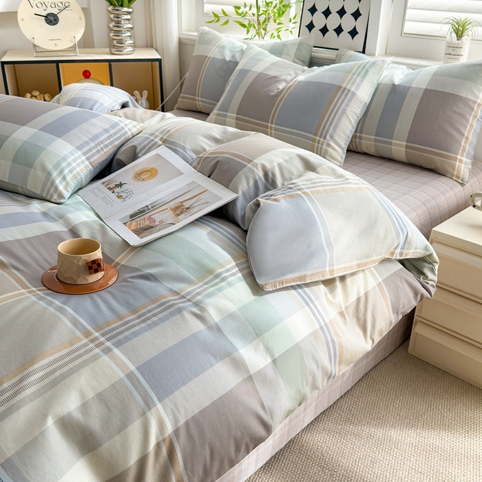 91家纺网 家纺一手货源 找家纺 黛妮雅 2026新款AB版全棉印花单被套床单枕套 送买家秀 卡迪亚