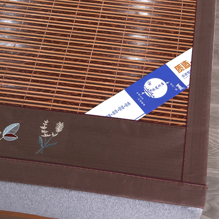 91家纺网 家纺一手货源 找家纺 鸣创 2026新款竹席凉席冰丝席碳化双面竹凉席草席藤席 一帆风顺