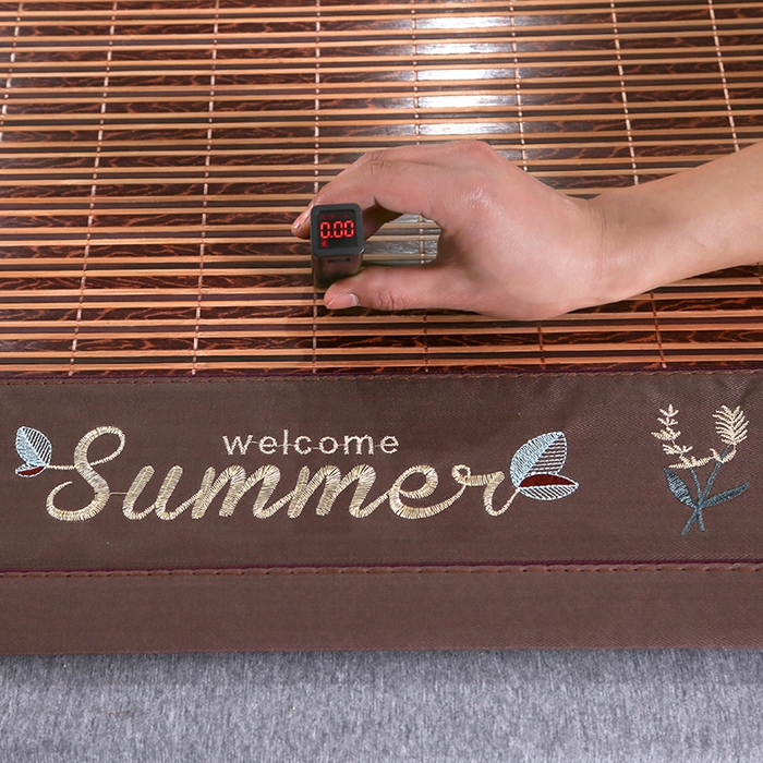 91家纺网 家纺一手货源 找家纺 鸣创 2026新款竹席凉席冰丝席碳化双面竹凉席草席藤席 一帆风顺