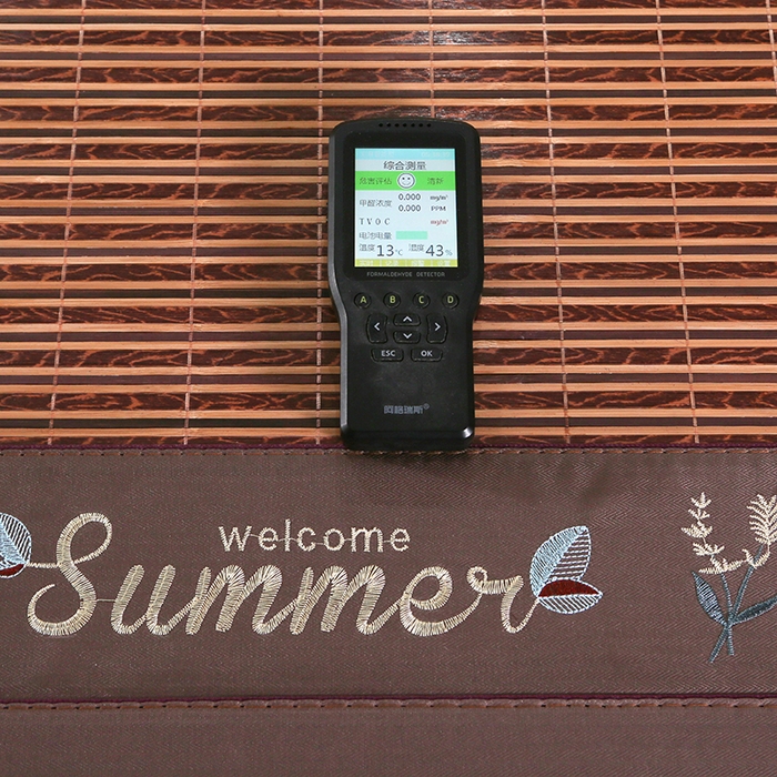 91家纺网 家纺一手货源 找家纺 鸣创 2026新款竹席凉席冰丝席碳化双面竹凉席草席藤席 一帆风顺