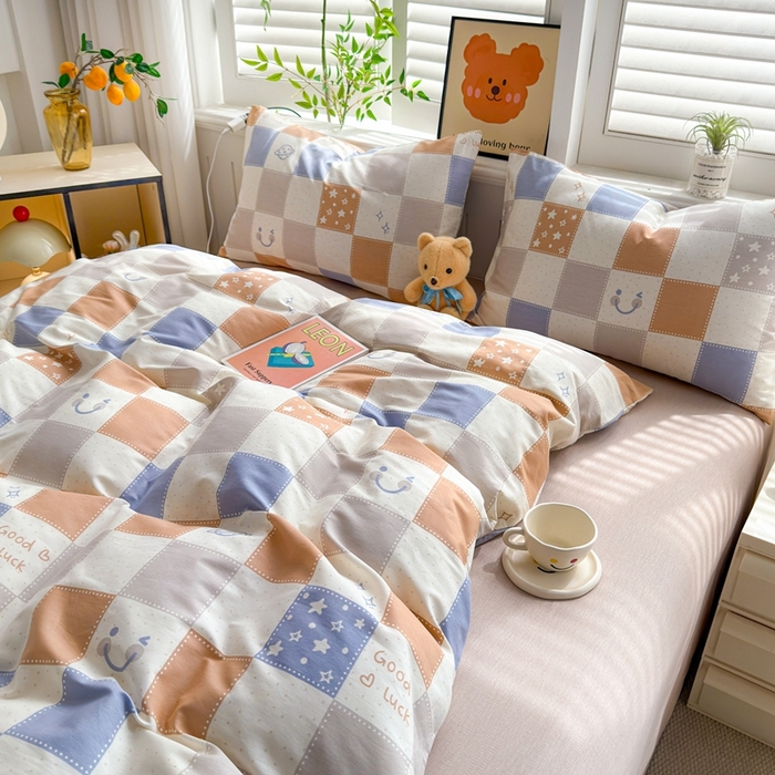 91家纺网 家纺一手货源 找家纺 黛妮雅 2026新款AB版全棉印花单被套床单枕套 送买家秀 奇幻星球