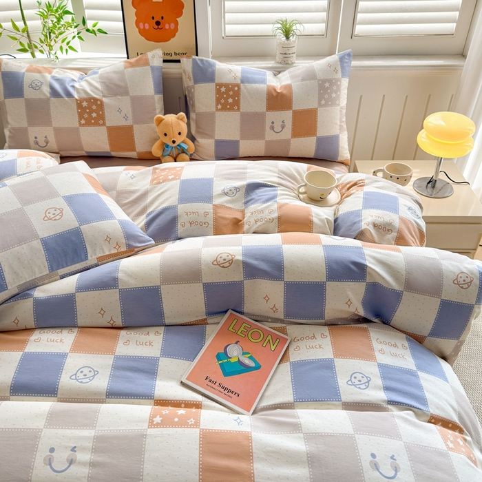 91家纺网 家纺一手货源 找家纺 黛妮雅 2026新款AB版全棉印花单被套床单枕套 送买家秀 奇幻星球