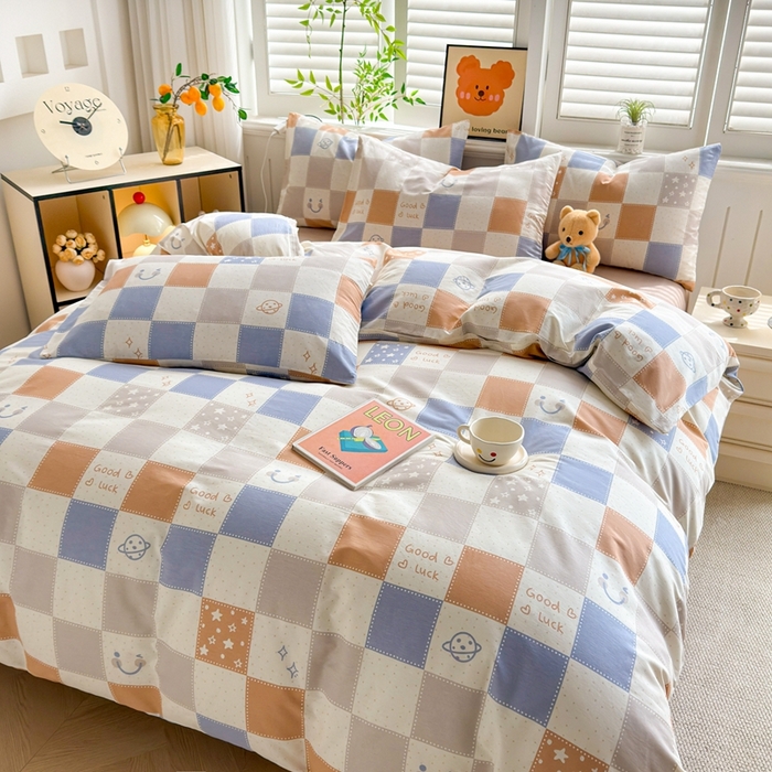 91家纺网 家纺一手货源 找家纺 黛妮雅 2026新款AB版全棉印花单被套床单枕套 送买家秀 奇幻星球