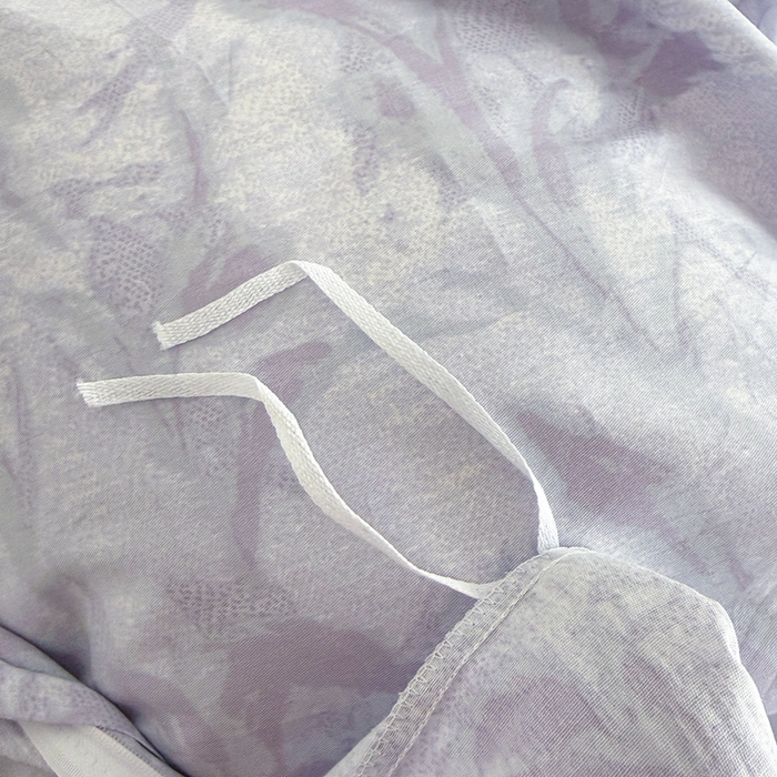 91家纺网 家纺一手货源 找家纺 黛妮雅 2026新款AB版全棉印花单被套床单枕套 送买家秀 紫雾花影