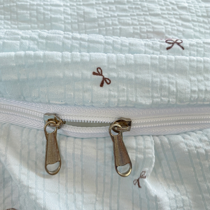 91家纺网 家纺一手货源 找家纺 （总）昊川家纺 2026新款奶芙双层纱皱皱纱小清新多功能韩版花边床盖四件套