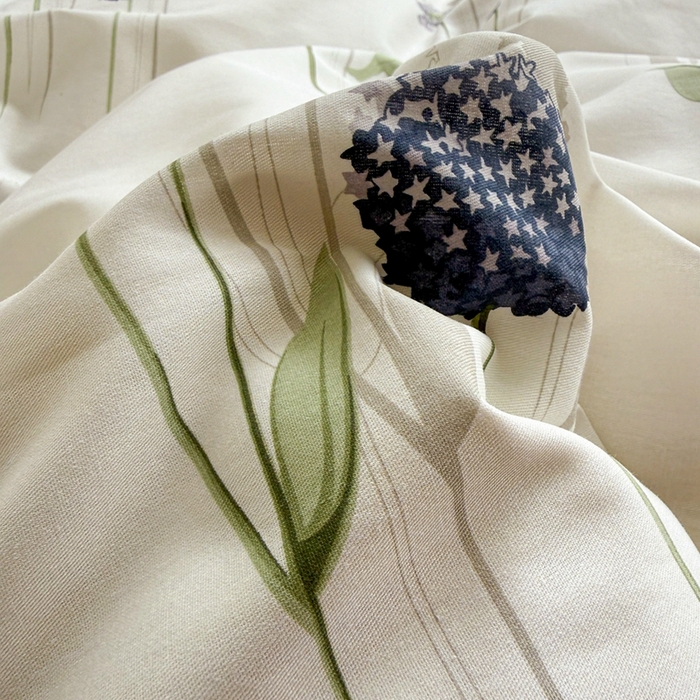 91家纺网 家纺一手货源 找家纺 黛妮雅 2026新款AB版全棉印花单被套床单枕套 送买家秀 蒲公英