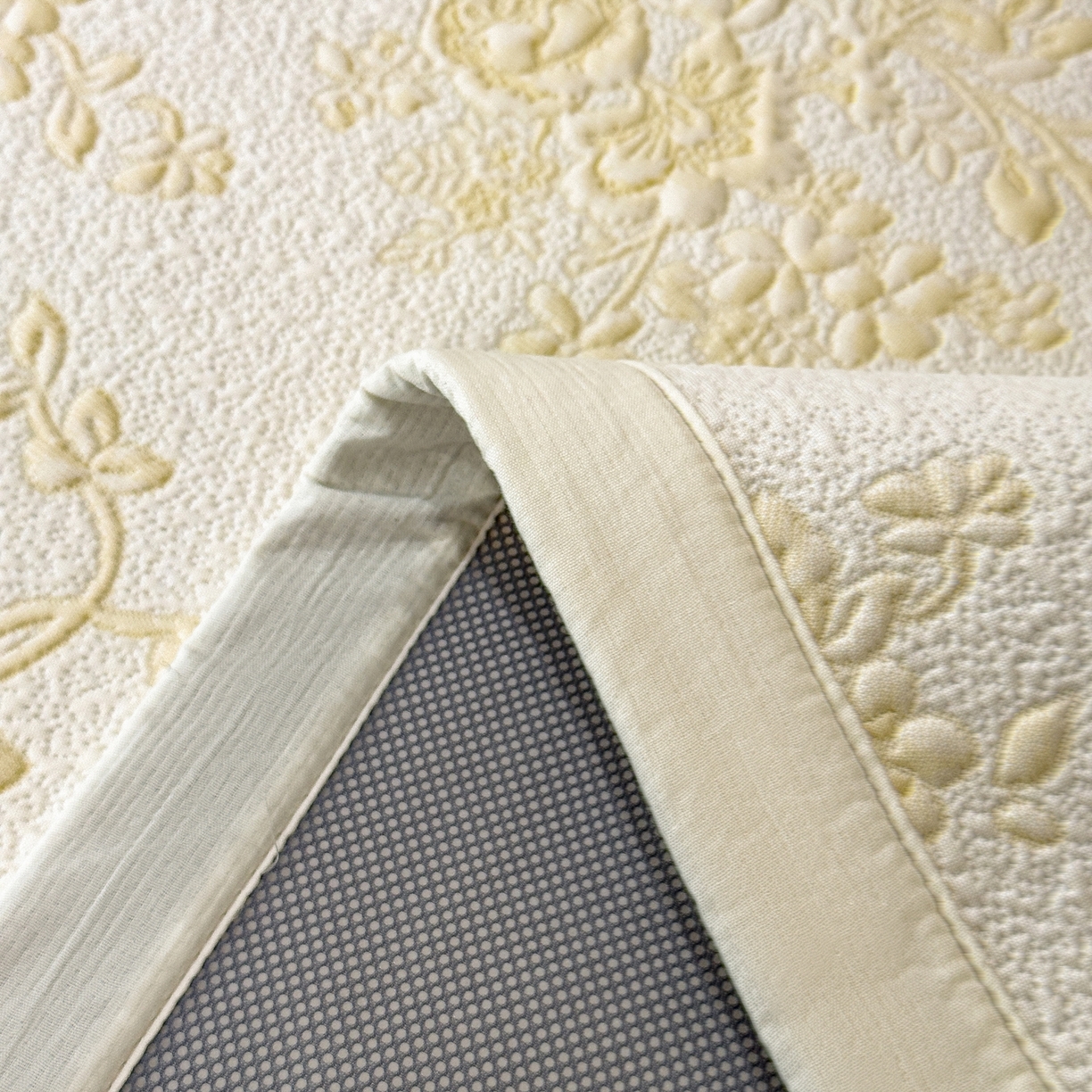 91家纺网 家纺一手货源 找家纺 孩子王家纺 2026新款夏天冰丝A类母婴级凉感值过0.21冰豆豆家用凉席子夏季-思琳娜 思琳娜-淡黄