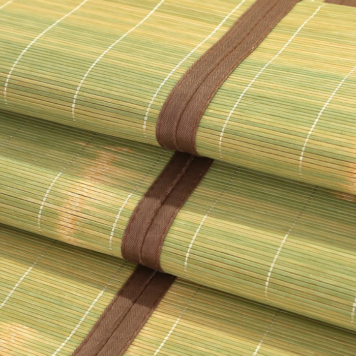 91家纺网 家纺一手货源 找家纺 鸣创 2026新款竹席凉席冰丝席碳化双面竹凉席草席藤席 清凉一夏