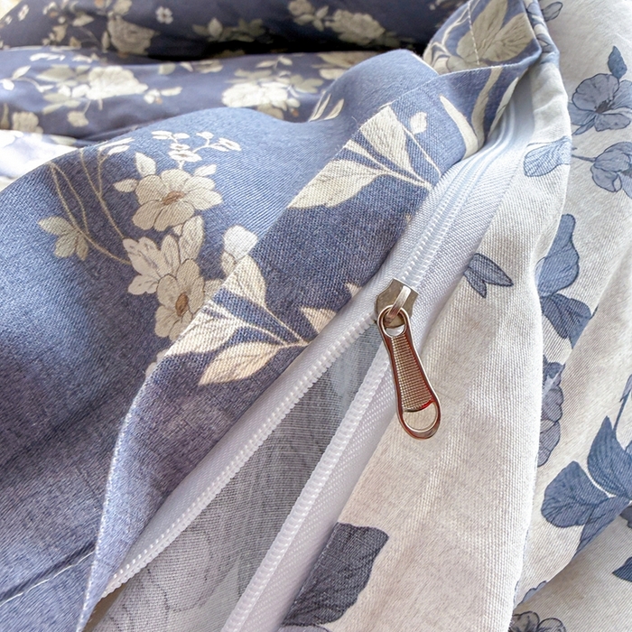 91家纺网 家纺一手货源 找家纺 黛妮雅 2026新款AB版全棉印花单被套床单枕套 送买家秀 青花絮语