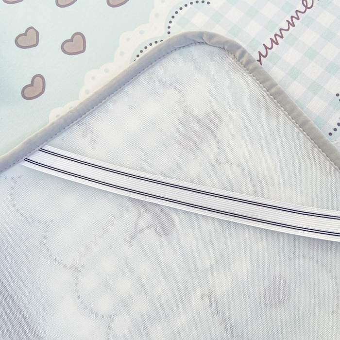 91家纺网 家纺一手货源 找家纺 麋兔 2026新款凉感小冰皮软席席子凉席 青柠樱桃