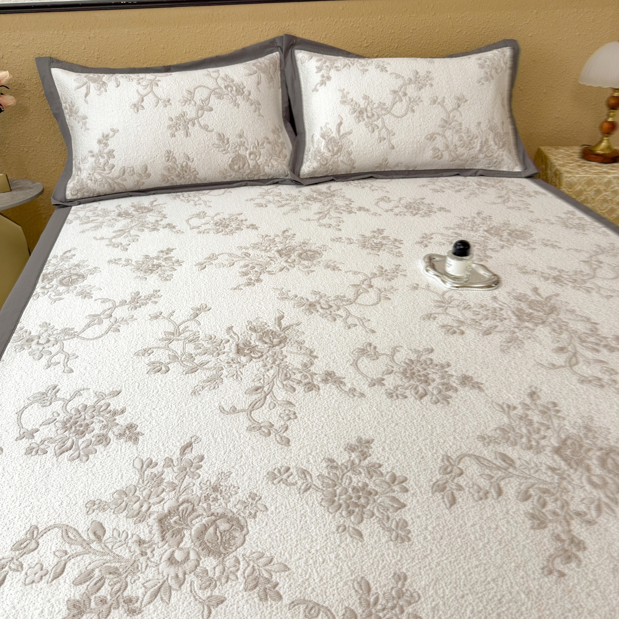 91家纺网 家纺一手货源 找家纺 孩子王家纺 2026新款夏天冰丝A类母婴级凉感值过0.21冰豆豆家用凉席子夏季-思琳娜 思琳娜-豆咖