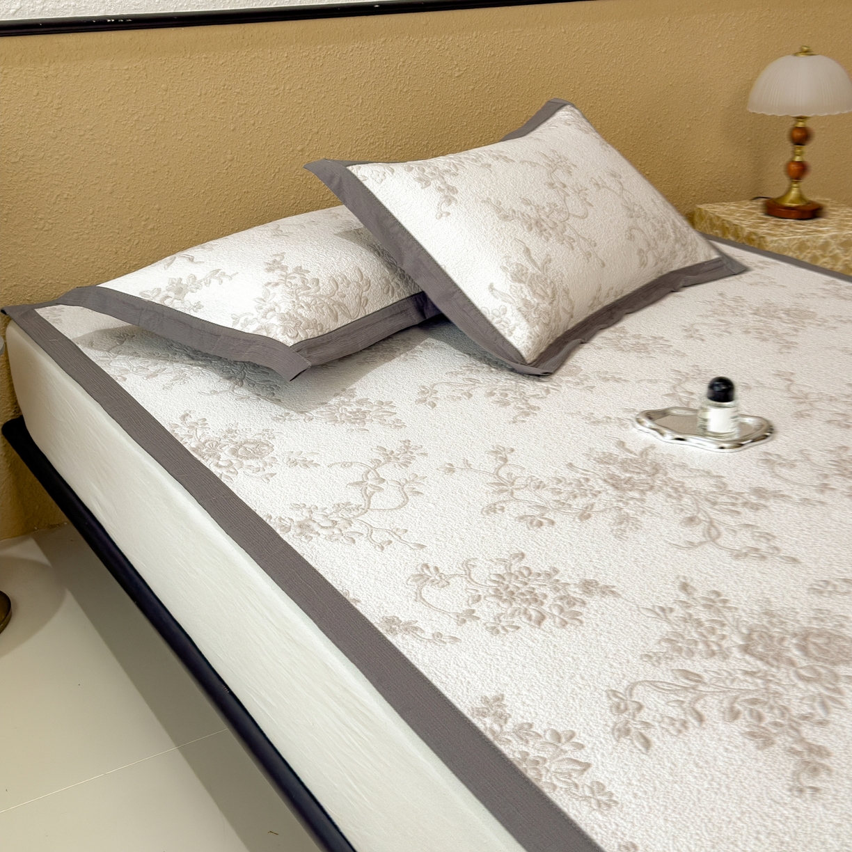 91家纺网 家纺一手货源 找家纺 孩子王家纺 2026新款夏天冰丝A类母婴级凉感值过0.21冰豆豆家用凉席子夏季-思琳娜 思琳娜-豆咖