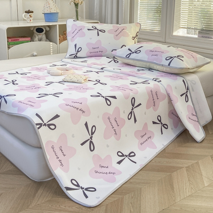 91家纺网 家纺一手货源 找家纺 麋兔 2026新款凉感小冰皮软席席子凉席 甜粉日记