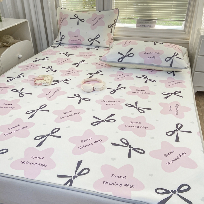 91家纺网 家纺一手货源 找家纺 麋兔 2026新款凉感小冰皮软席席子凉席 甜粉日记