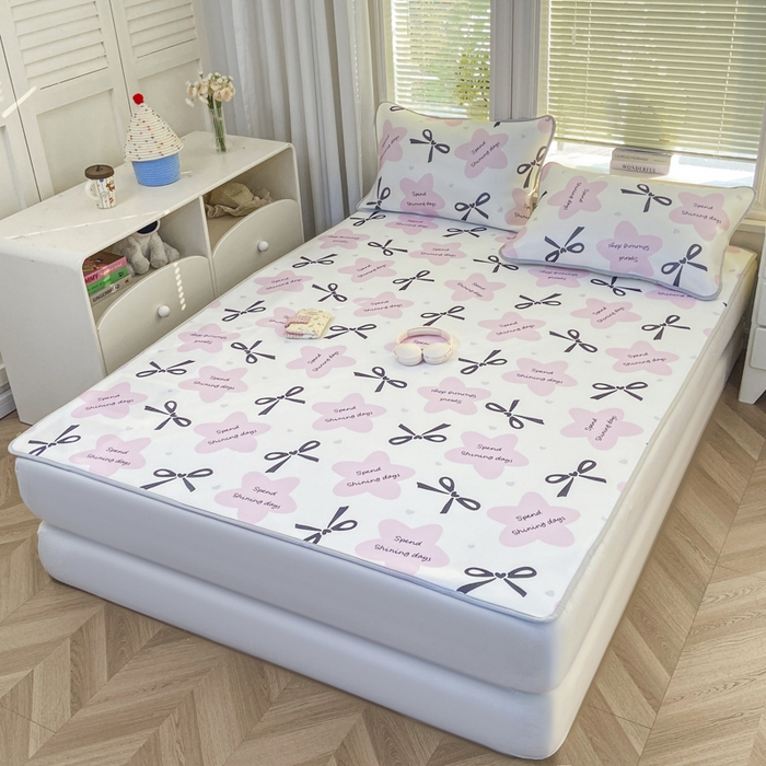 91家纺网 家纺一手货源 找家纺 麋兔 2026新款凉感小冰皮软席席子凉席 甜粉日记