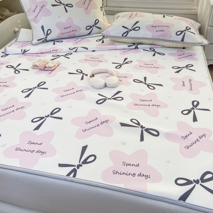 91家纺网 家纺一手货源 找家纺 麋兔 2026新款凉感小冰皮软席席子凉席 甜粉日记