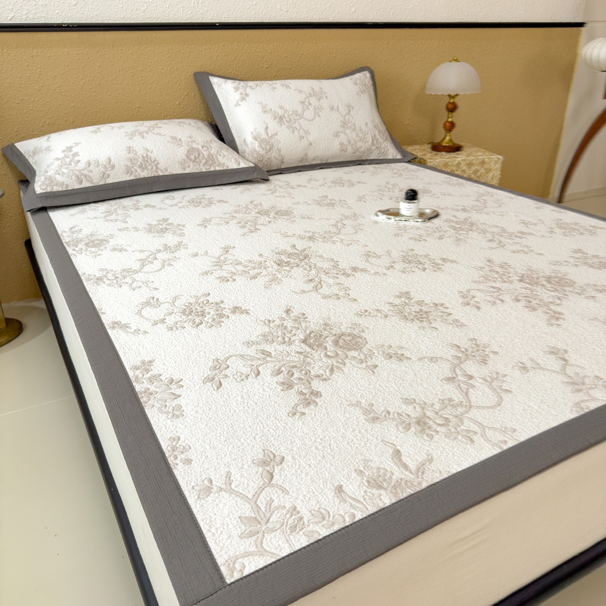 91家纺网 家纺一手货源 找家纺 孩子王家纺 2026新款夏天冰丝A类母婴级凉感值过0.21冰豆豆家用凉席子夏季-思琳娜 思琳娜-豆咖