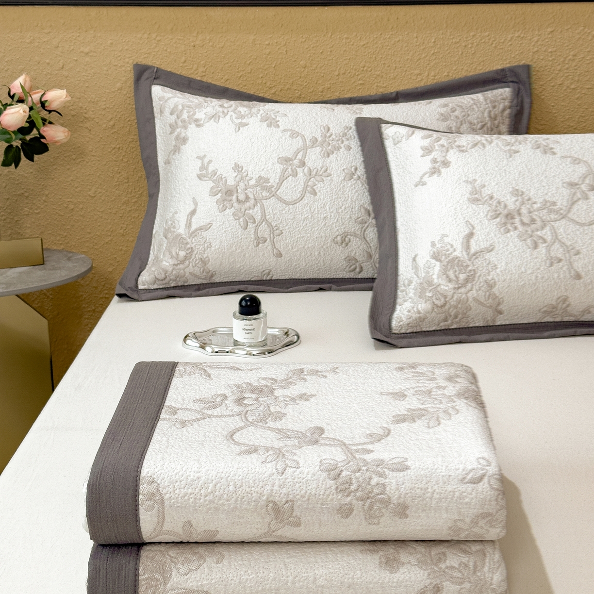 91家纺网 家纺一手货源 找家纺 孩子王家纺 2026新款夏天冰丝A类母婴级凉感值过0.21冰豆豆家用凉席子夏季-思琳娜 思琳娜-豆咖