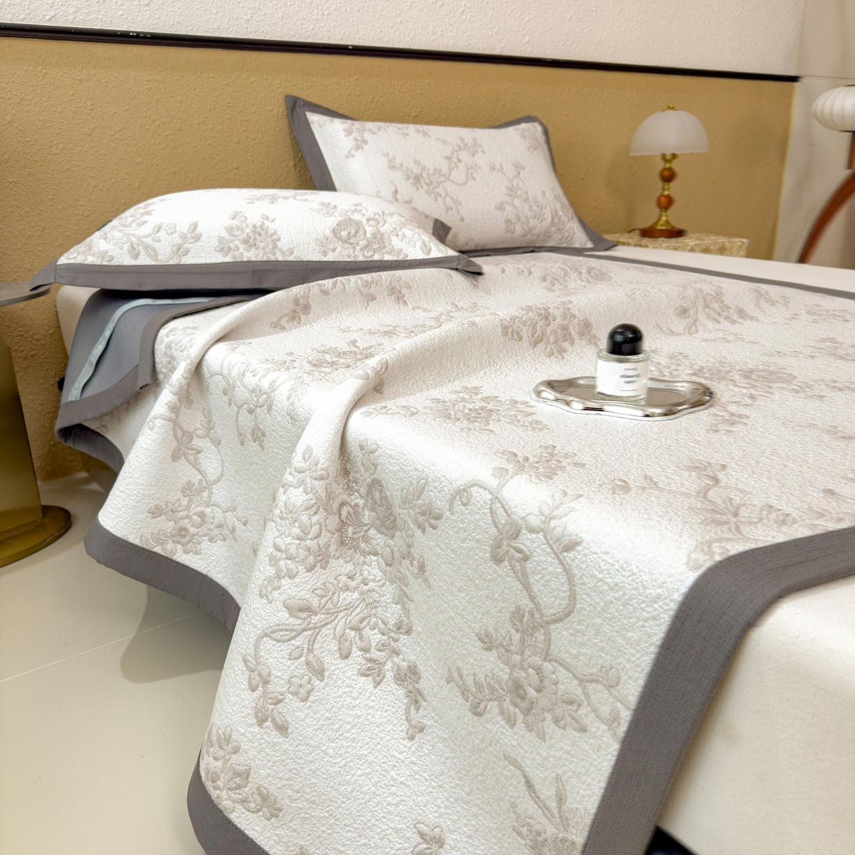 91家纺网 家纺一手货源 找家纺 孩子王家纺 2026新款夏天冰丝A类母婴级凉感值过0.21冰豆豆家用凉席子夏季-思琳娜 思琳娜-豆咖