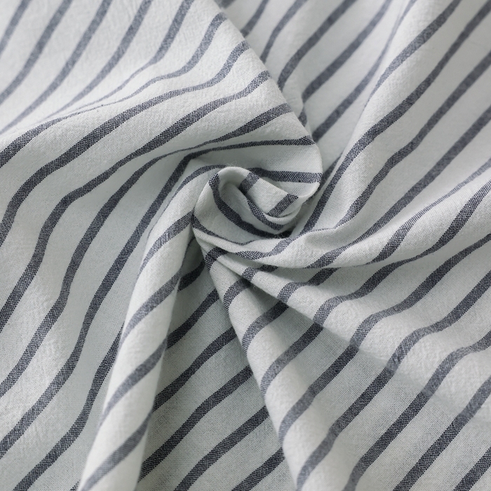 91家纺网 家纺一手货源 找家纺 棉眠 2026新款调色盘全棉纯棉水洗棉混搭单品系列-条纹单床单 灰条