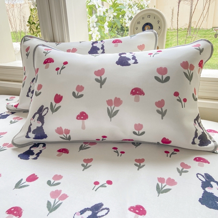 91家纺网 家纺一手货源 找家纺 麋兔 2026新款凉感小冰皮软席席子凉席 兔野