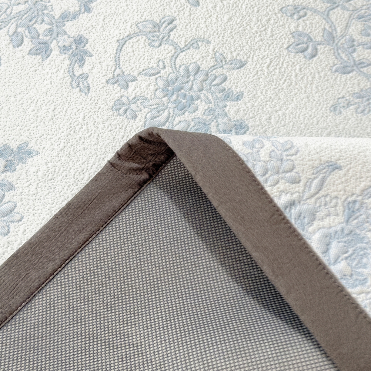 91家纺网 家纺一手货源 找家纺 孩子王家纺 2026新款夏天冰丝A类母婴级凉感值过0.21冰豆豆家用凉席子夏季-思琳娜 思琳娜-天空蓝