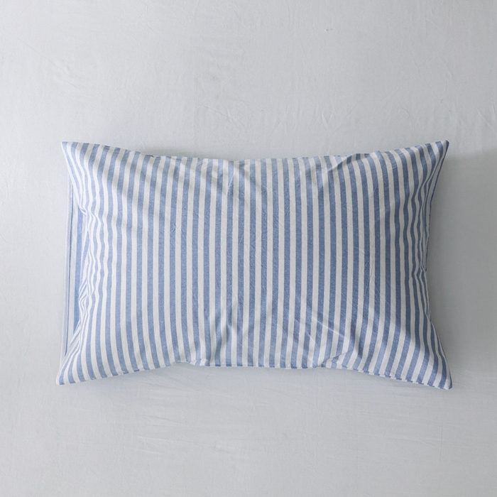 91家纺网 家纺一手货源 找家纺 （总）棉眠 2026新款调色盘水洗棉混搭单品系列-条纹单枕套