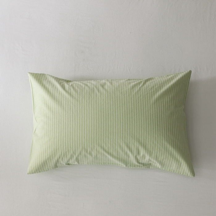 91家纺网 家纺一手货源 找家纺 （总）棉眠 2026新款调色盘水洗棉混搭单品系列-条纹单枕套