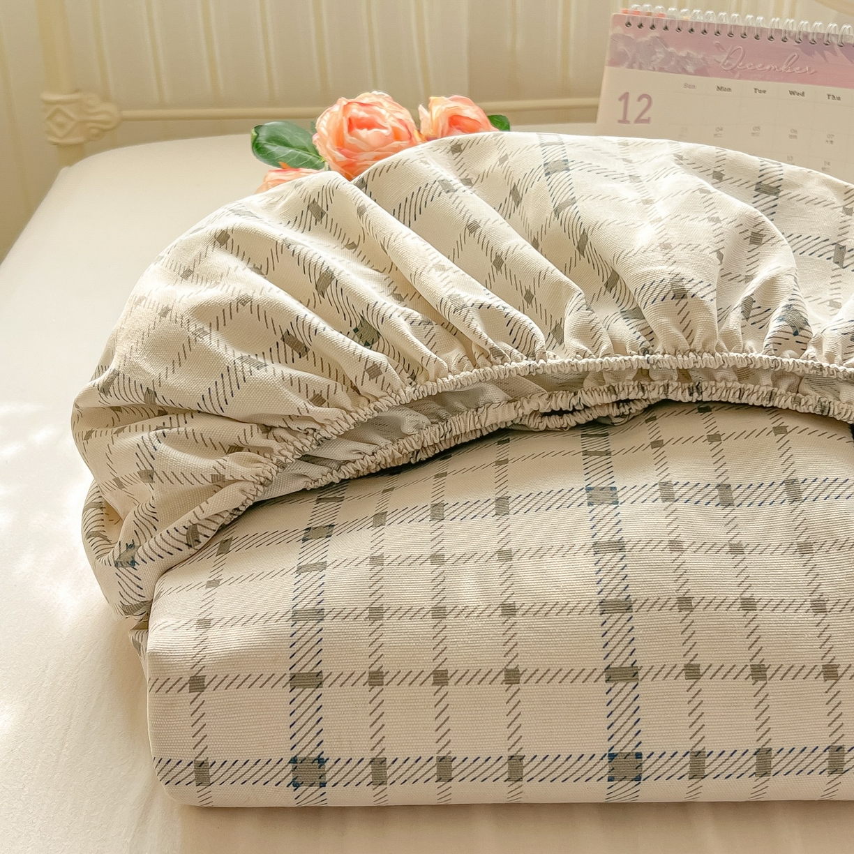 91家纺网 家纺一手货源 找家纺 （总）韩巢家纺 2026新款老粗布床笠春夏季凉席席子热销款防滑床笠单件