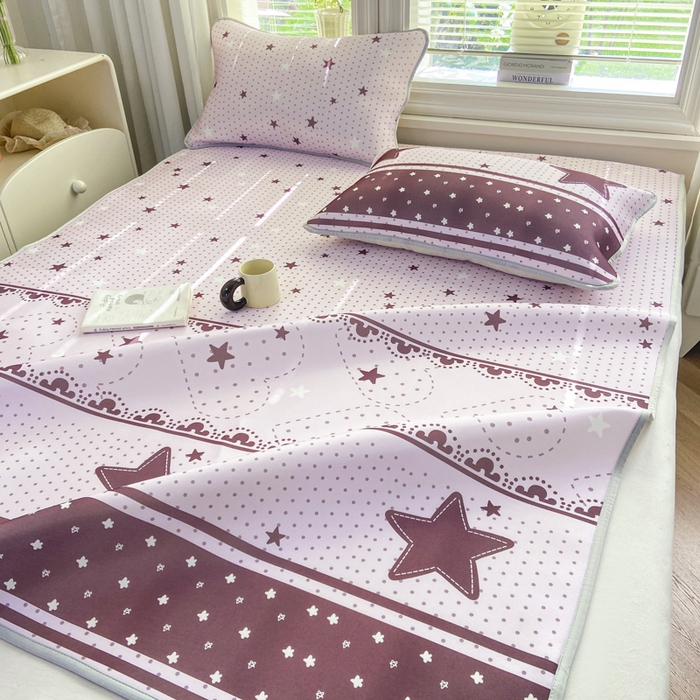 91家纺网 家纺一手货源 找家纺 麋兔 2026新款凉感小冰皮软席席子凉席 星梦