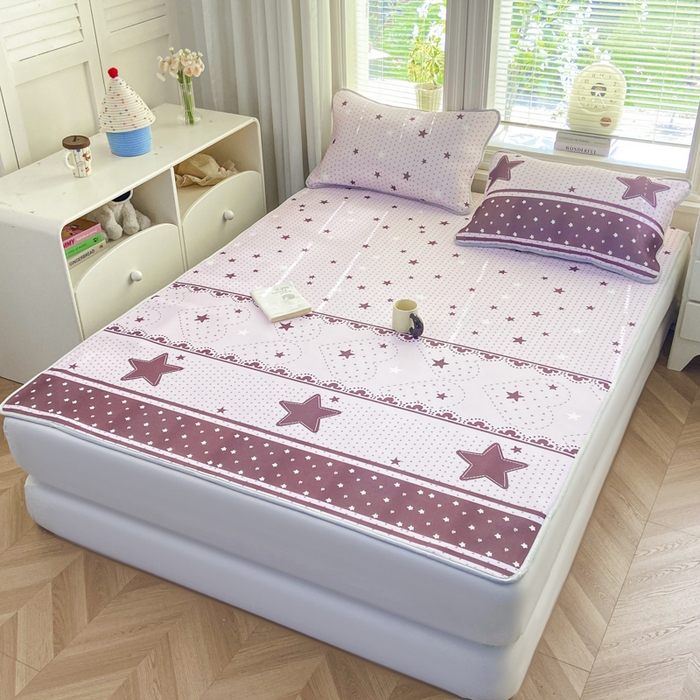 91家纺网 家纺一手货源 找家纺 麋兔 2026新款凉感小冰皮软席席子凉席 星梦