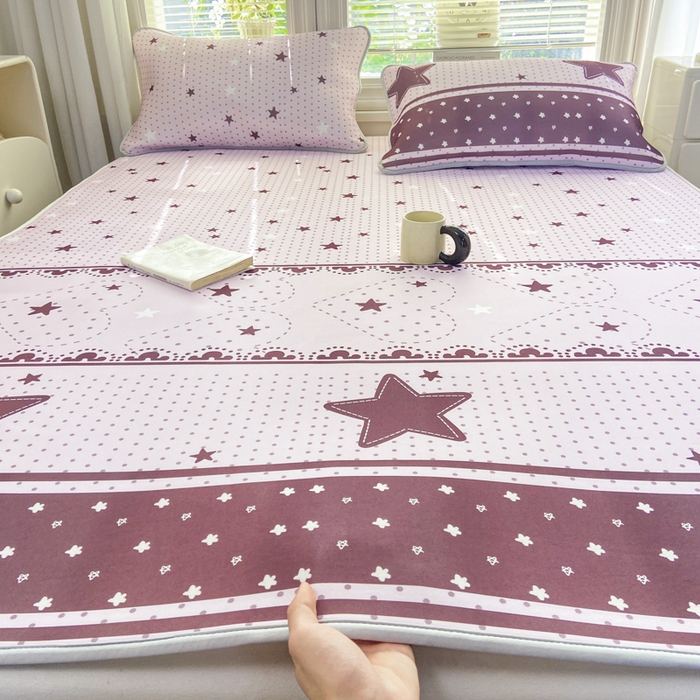 91家纺网 家纺一手货源 找家纺 麋兔 2026新款凉感小冰皮软席席子凉席 星梦