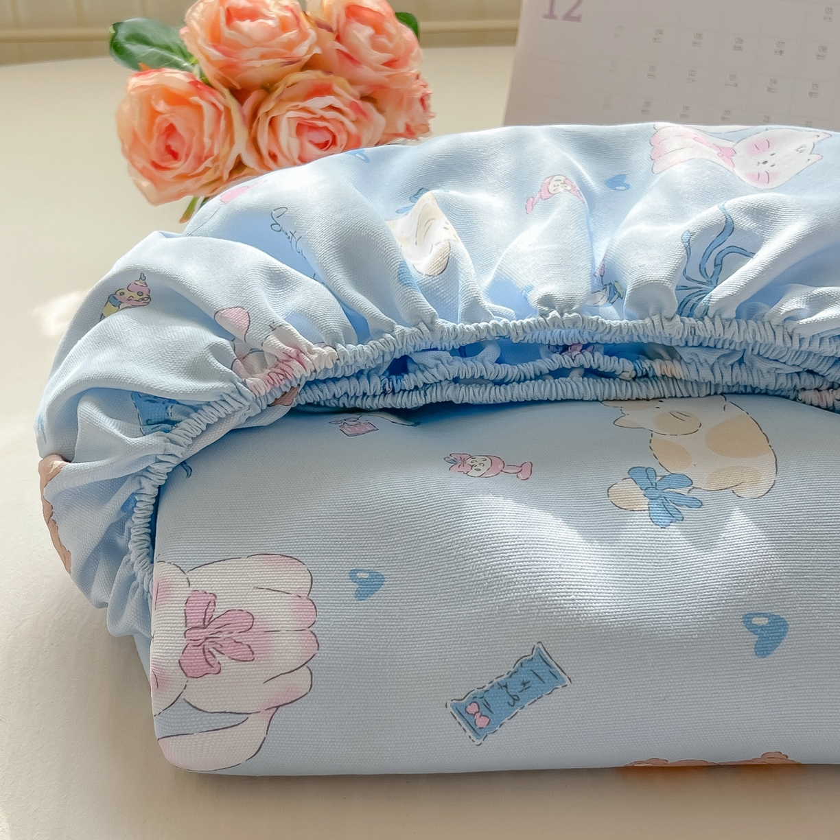 91家纺网 家纺一手货源 找家纺 （总）韩巢家纺 2026新款老粗布床笠春夏季凉席席子热销款防滑床笠单件