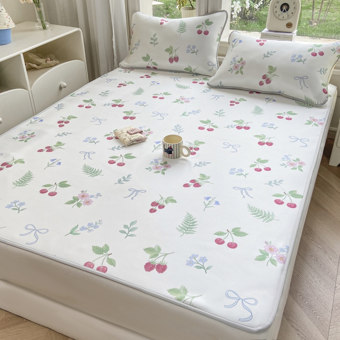 麋兔 2026新款凉感小冰皮软席席子凉席 樱枝