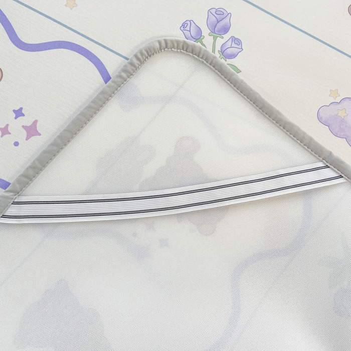 91家纺网 家纺一手货源 找家纺 麋兔 2026新款凉感小冰皮软席席子凉席 云间小熊