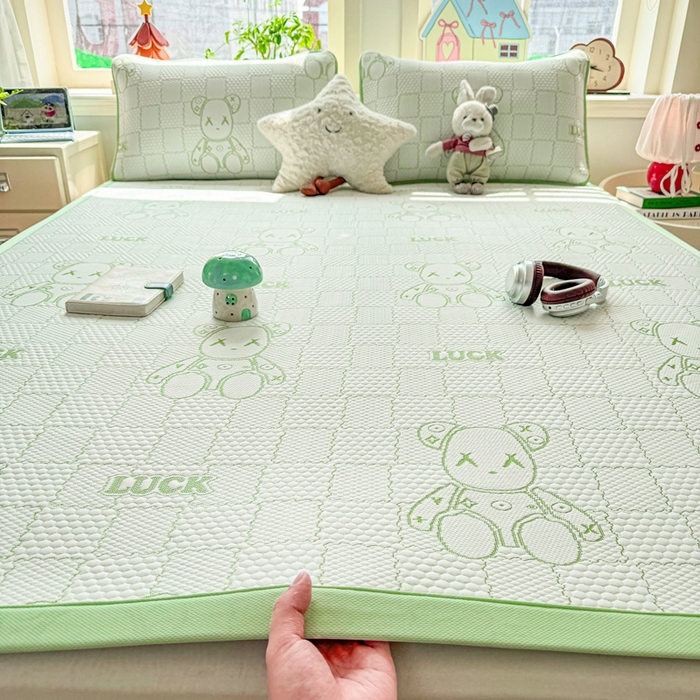 91家纺网 家纺一手货源 找家纺 （总）家喜爱 2026新款冰感豆豆软凉席-高克重 不起球【可提供买家秀】