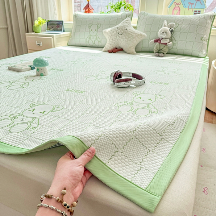 91家纺网 家纺一手货源 找家纺 （总）家喜爱 2026新款冰感豆豆软凉席-高克重 不起球【可提供买家秀】