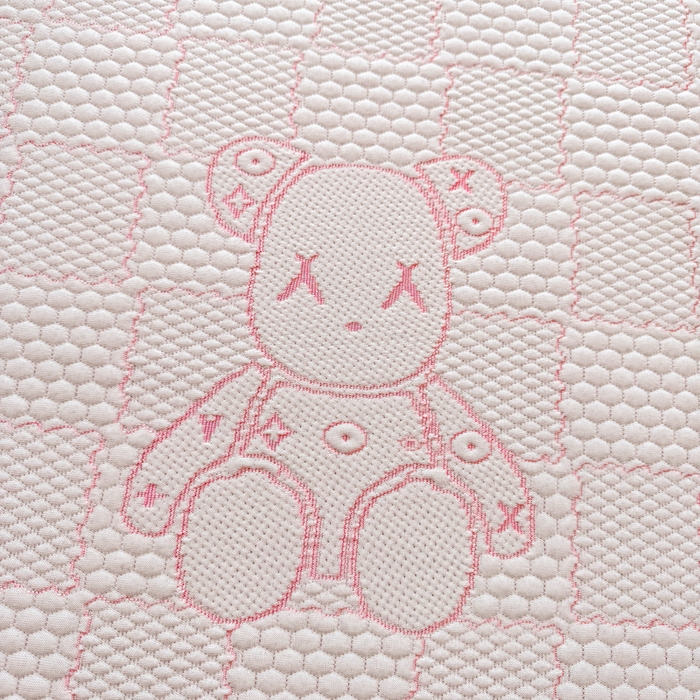 91家纺网 家纺一手货源 找家纺 家喜爱 2026新款冰感豆豆软凉席-高克重 不起球【可提供买家秀】 LUCK小冰熊-粉