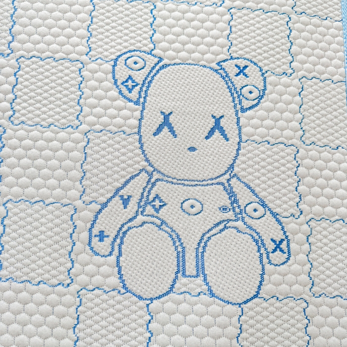 91家纺网 家纺一手货源 找家纺 家喜爱 2026新款冰感豆豆软凉席-高克重 不起球【可提供买家秀】 LUCK小冰熊-蓝