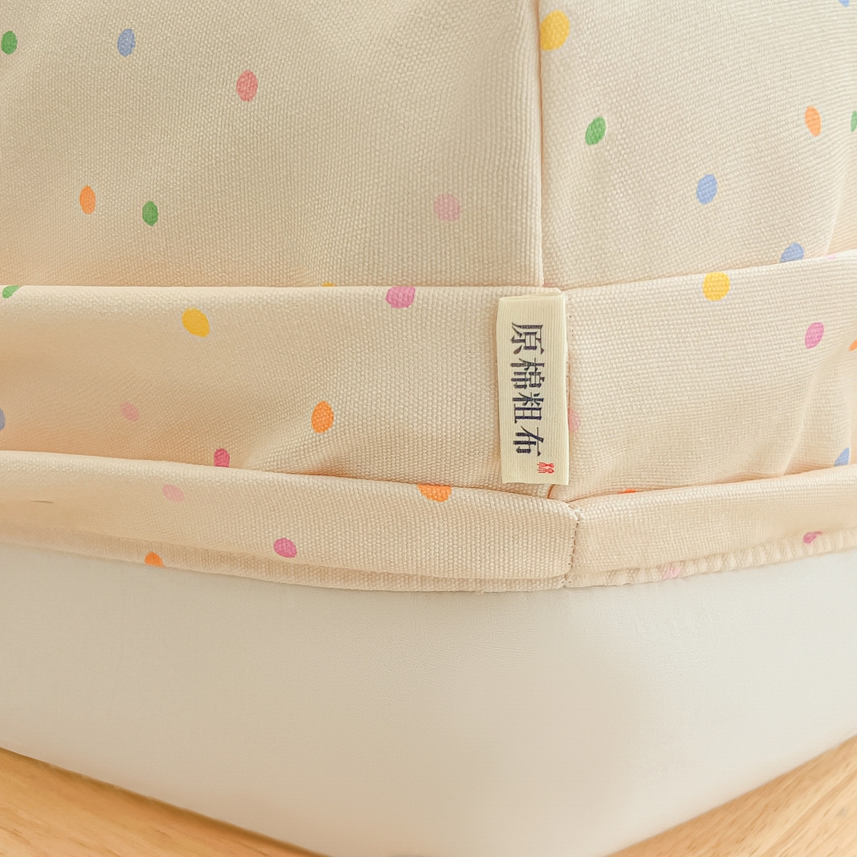 91家纺网 家纺一手货源 找家纺 韩巢家纺 2026新款老粗布床笠春夏季凉席席子热销款防滑床笠单件 波点世界【老粗布】