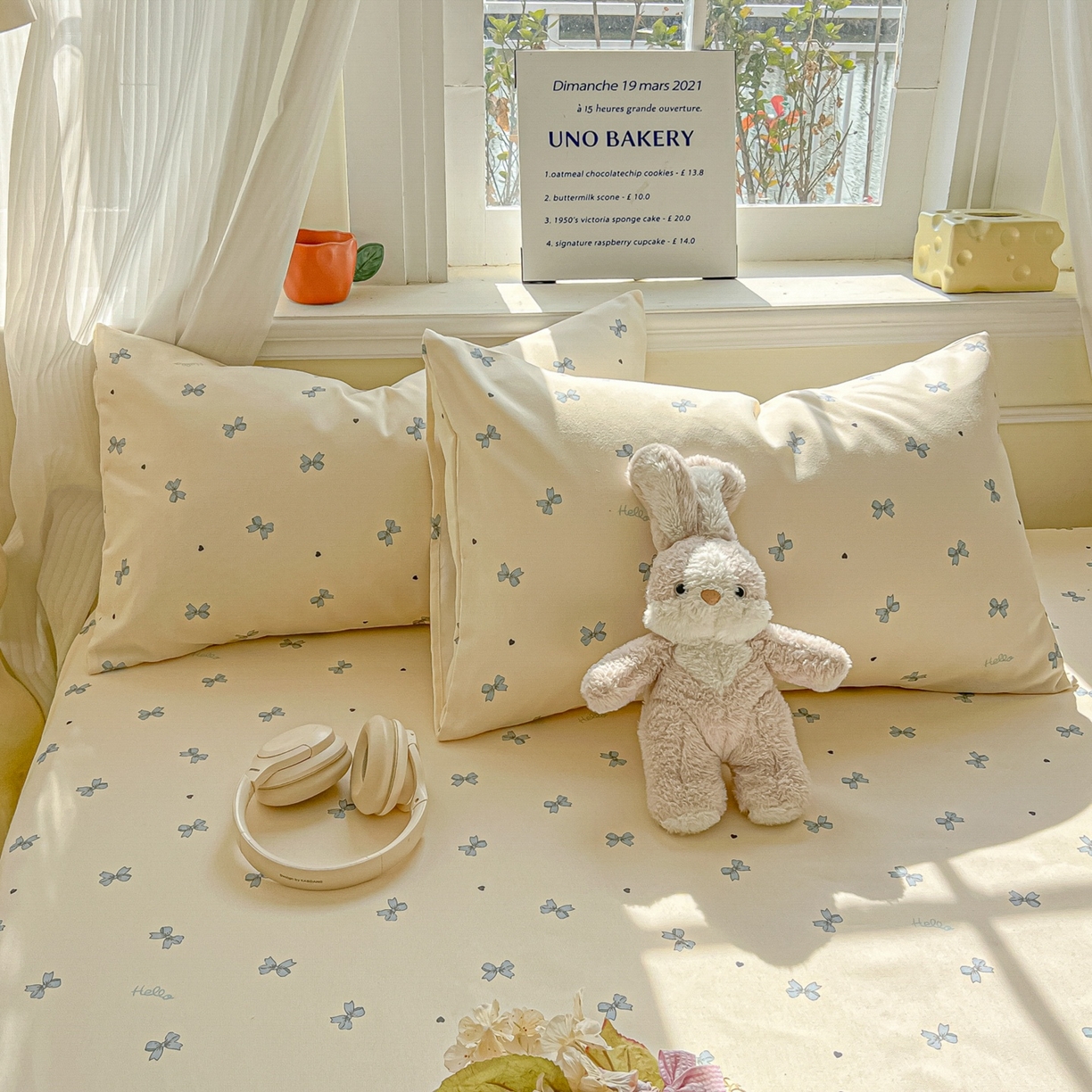 91家纺网 家纺一手货源 找家纺 韩巢家纺 2026新款老粗布床笠春夏季凉席席子热销款防滑床笠单件 兰相思【老粗布】