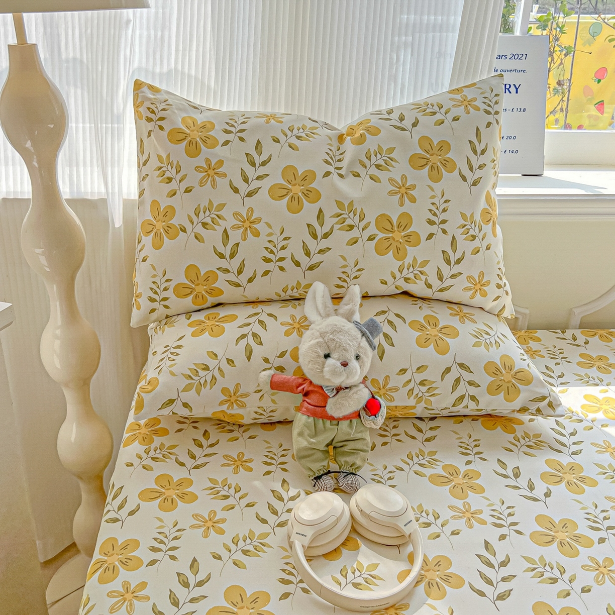 91家纺网 家纺一手货源 找家纺 韩巢家纺 2026新款老粗布床笠春夏季凉席席子热销款防滑床笠单件 暖阳【老粗布】