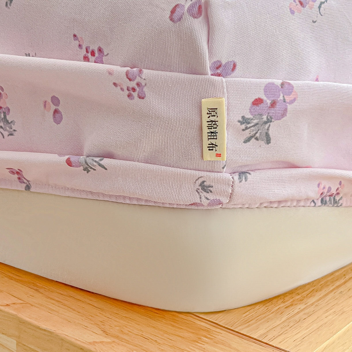 91家纺网 家纺一手货源 找家纺 韩巢家纺 2026新款老粗布床笠春夏季凉席席子热销款防滑床笠单件 葡萄七分甜【老粗布】