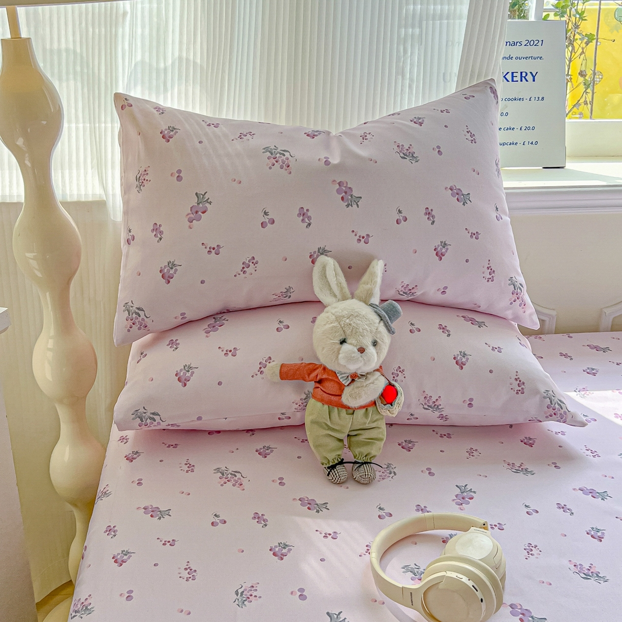 91家纺网 家纺一手货源 找家纺 韩巢家纺 2026新款老粗布床笠春夏季凉席席子热销款防滑床笠单件 葡萄七分甜【老粗布】