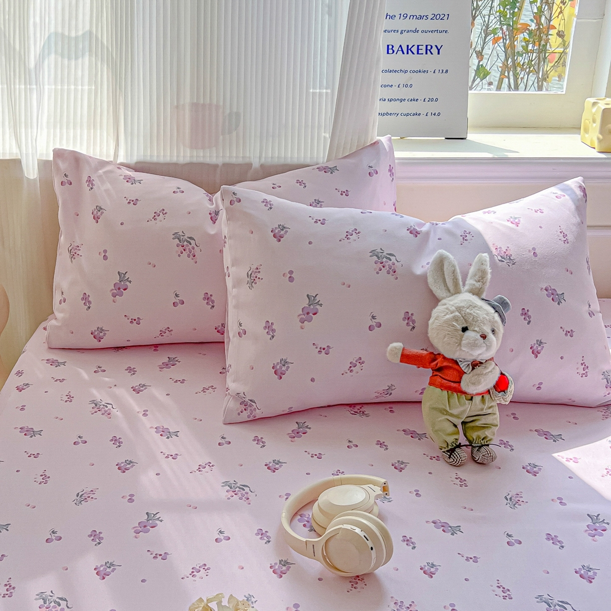 91家纺网 家纺一手货源 找家纺 韩巢家纺 2026新款老粗布床笠春夏季凉席席子热销款防滑床笠单件 葡萄七分甜【老粗布】