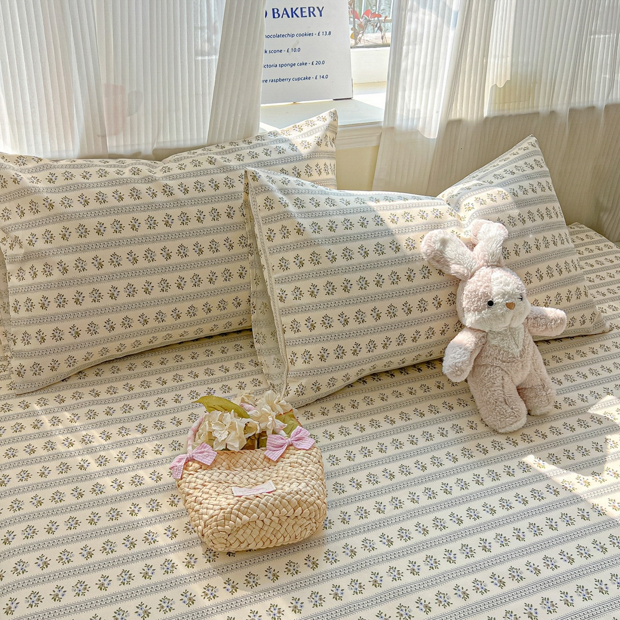 91家纺网 家纺一手货源 找家纺 韩巢家纺 2026新款老粗布床笠春夏季凉席席子热销款防滑床笠单件 素雅【老粗布】