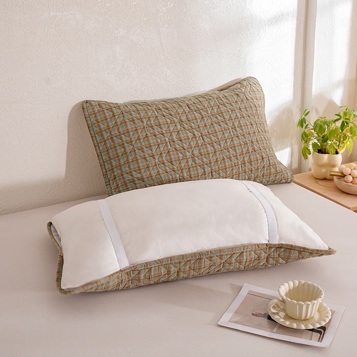 91家纺网 家纺一手货源 找家纺 缦彩 2026新款A类全棉纯棉水洗棉新疆棉花芯枕巾 千寻