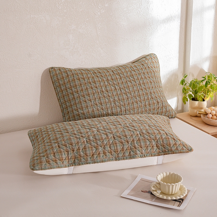 缦彩 2026新款A类全棉纯棉水洗棉新疆棉花芯枕巾 千寻